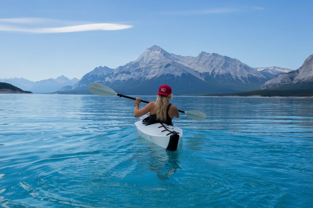 Kayaking or Rowing